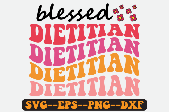 Dietitian Quote Retro SVG Design: Graphics for Crafts Brands