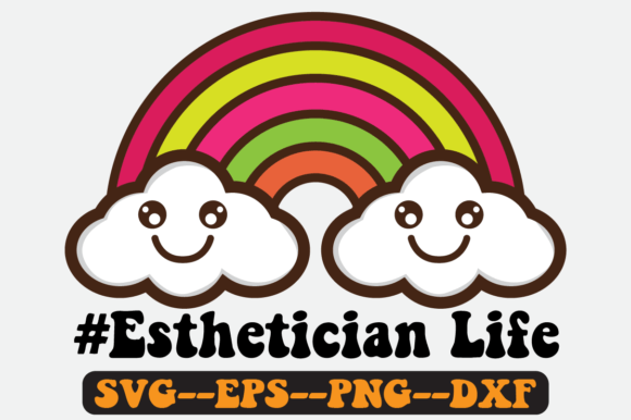 Esthetician Life Quote Retro SVG Design for Crafts & Graphics
