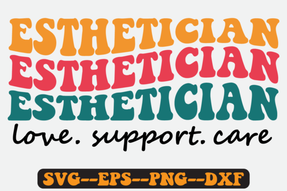 Esthetician Quote Retro SVG Design