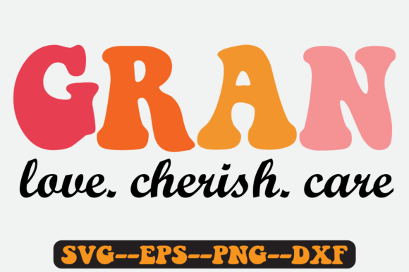 Gran Quote Retro SVG Design for Crafts & Graphics